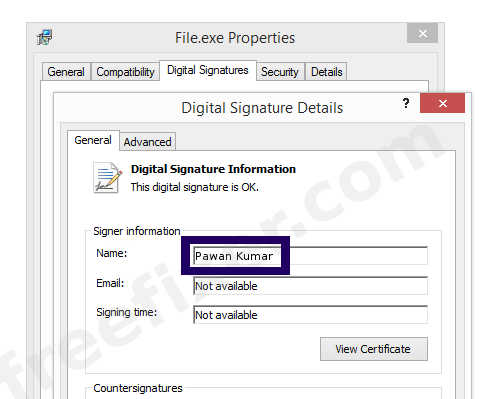 Screenshot of the Pawan Kumar certificate